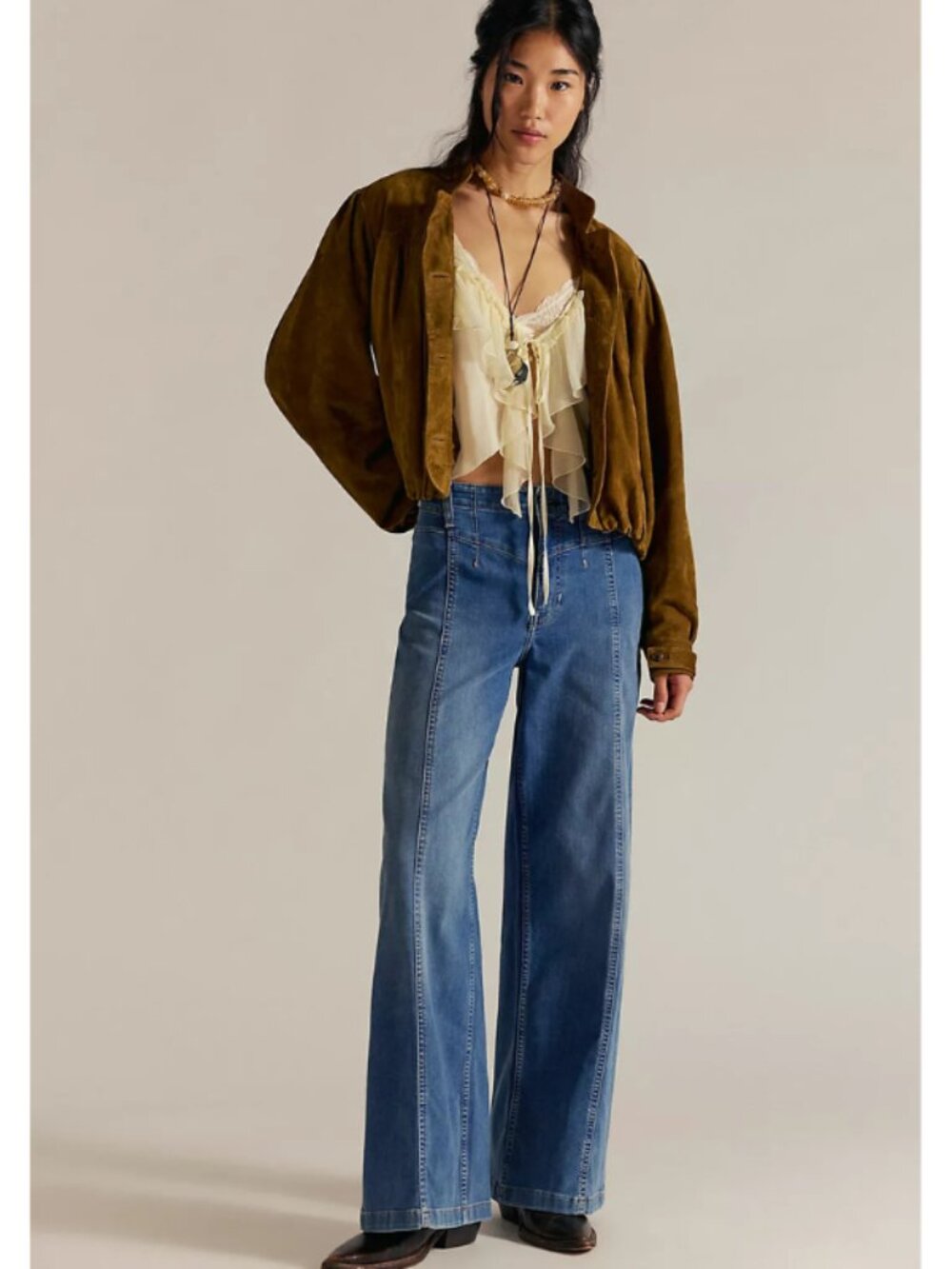 We The Free Libre Wide-Leg Jeans in Goodie Goodie NEW